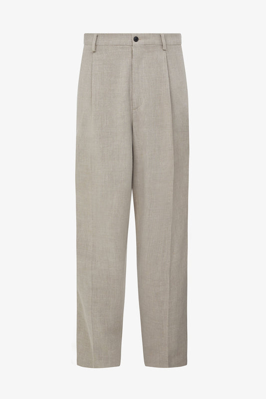Beige Suit Pant in beige, front view