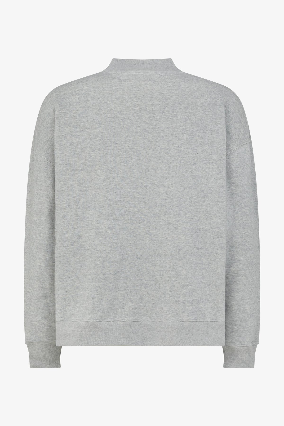 
Garth Mockneck Sweatshirt in melange — back view