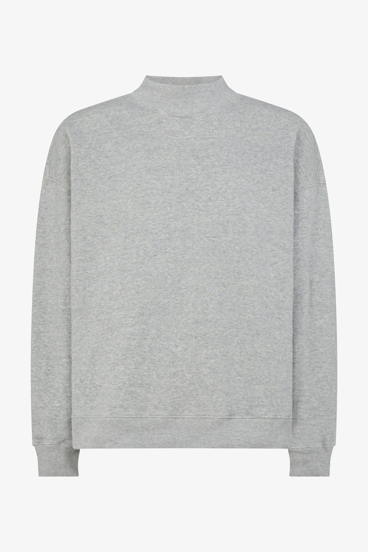 
Garth Mockneck Sweatshirt in melange — front view
