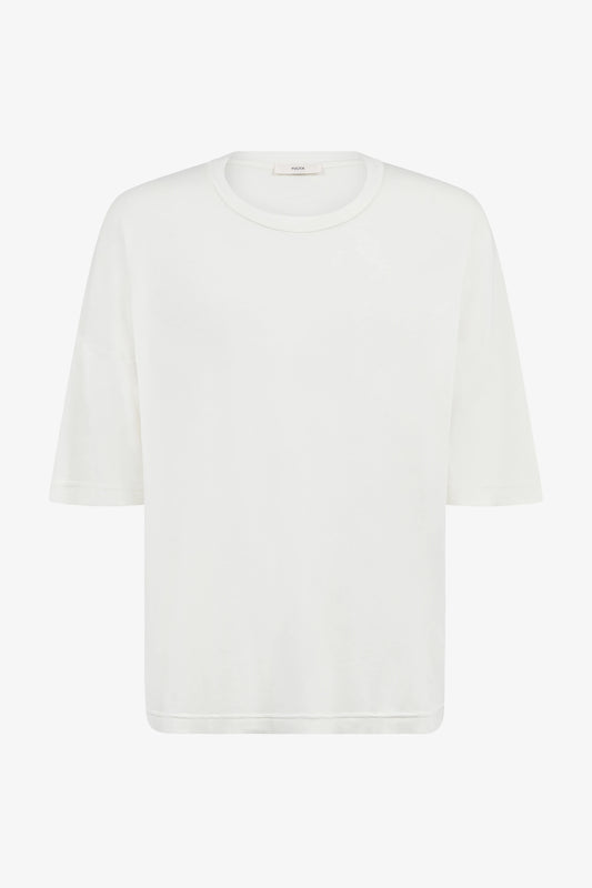Gianni T-Shirt in ecru — front view