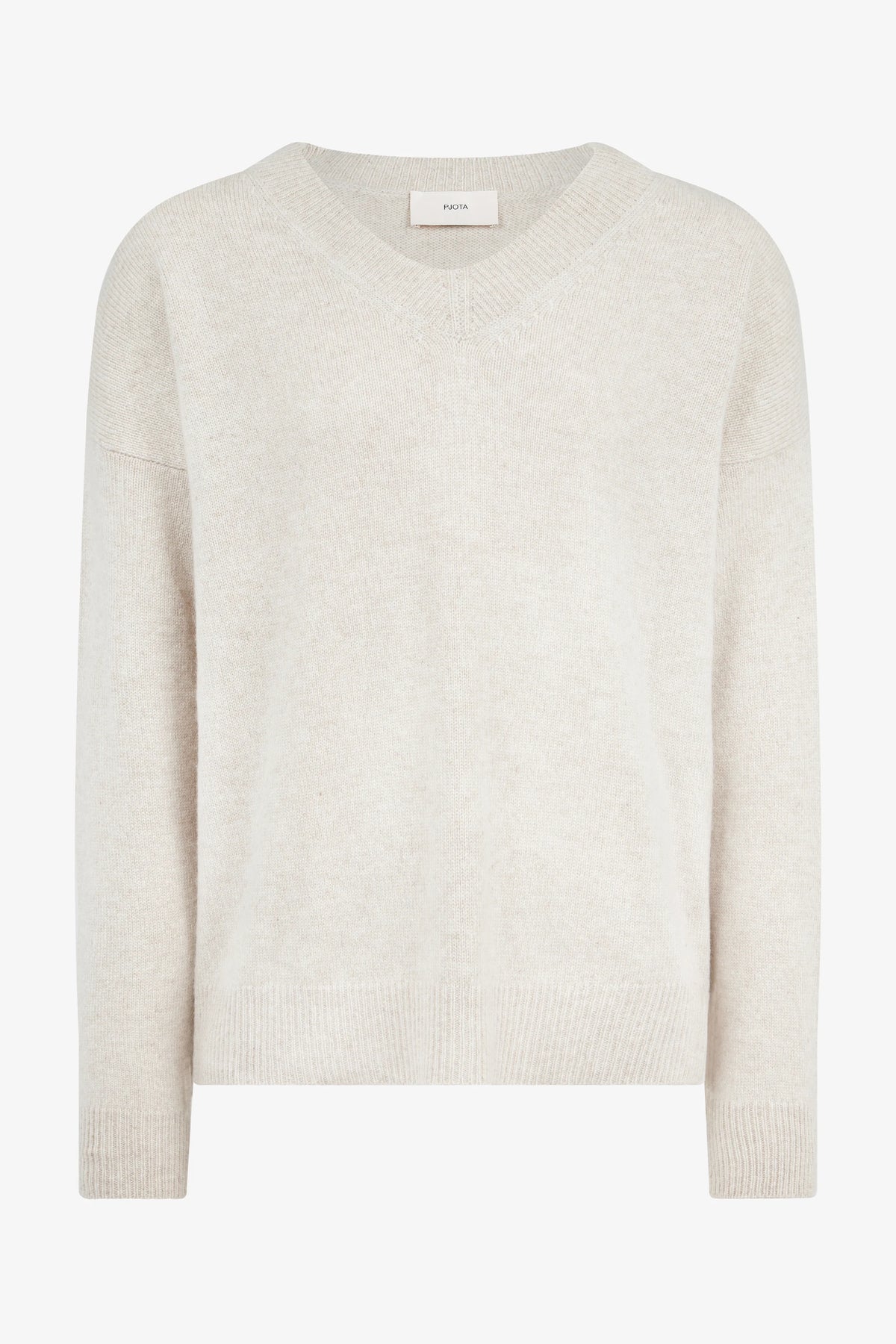 
Lee Sweater in sand — front view