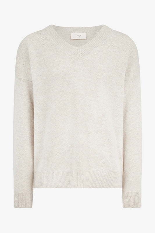 Lee Sweater in sand — front view