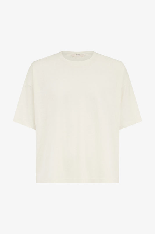 Marcel T-Shirt in ecru — front view