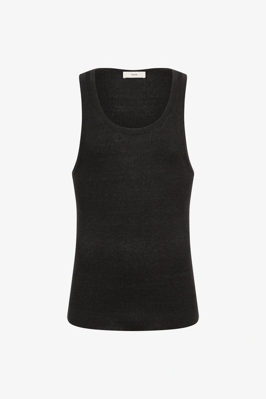 Michael Singlet in charcoal — front view