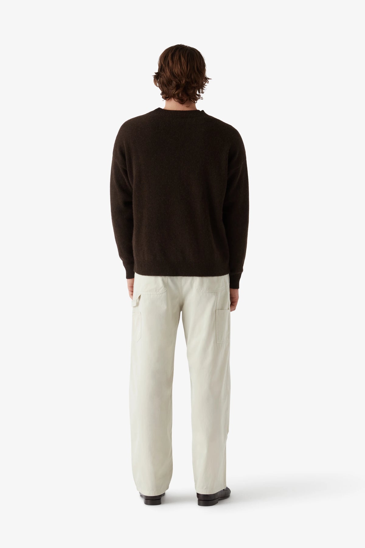 
Cole Utility Pant in ecru — on-model view 3