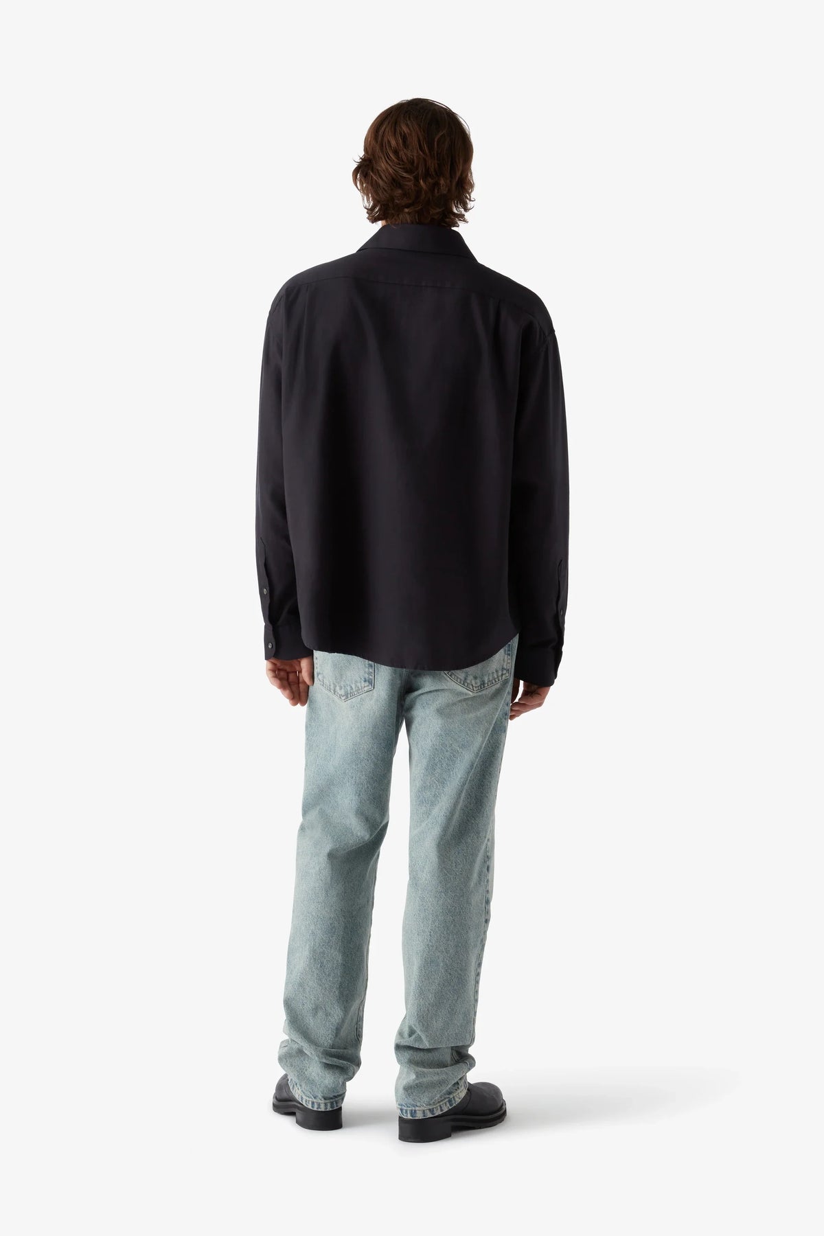 
Adam Utility Shirt in navy — on-model view 18