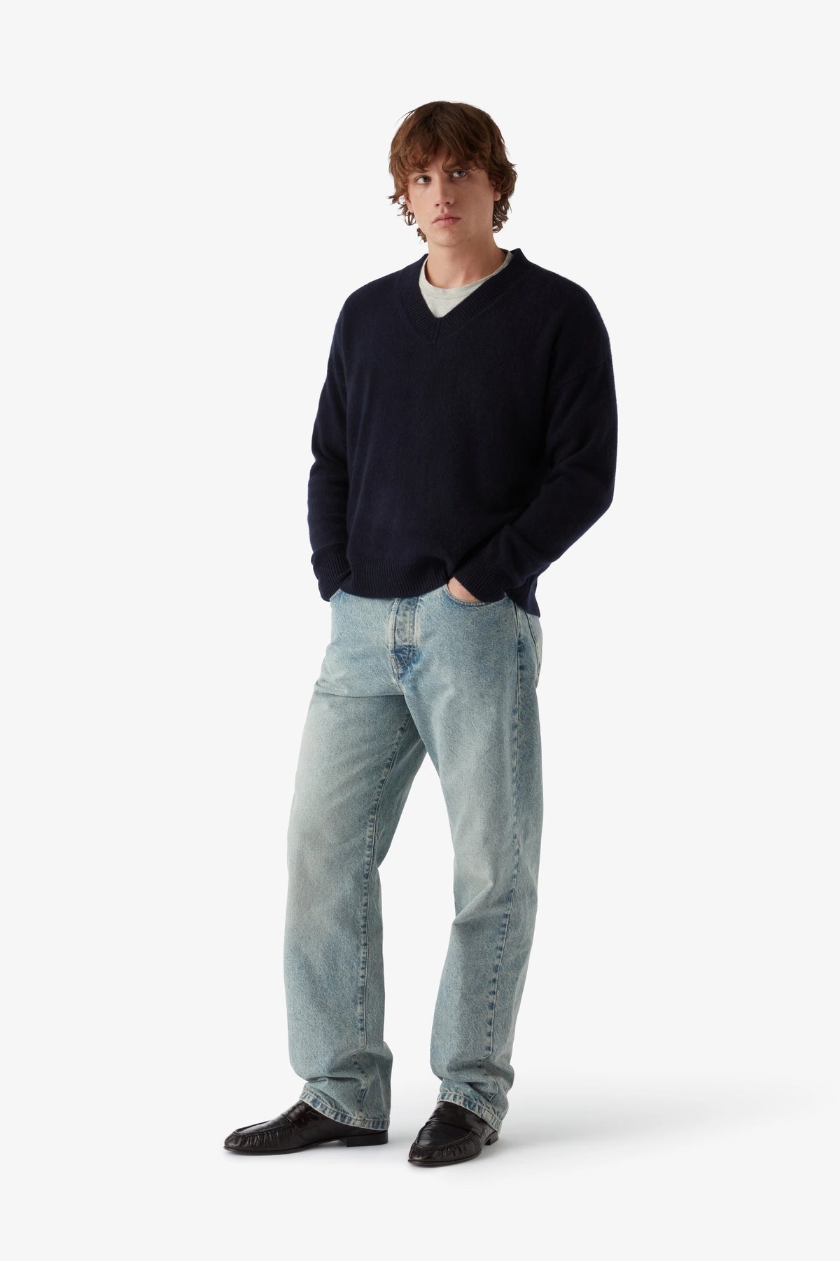
Lee Sweater in navy — on-model view 62