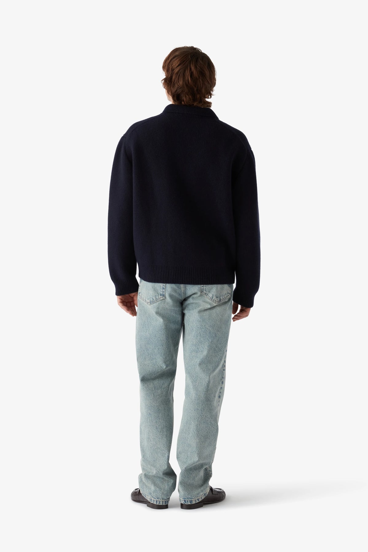 
Josh Sweater Jacket in navy — on-model view 67