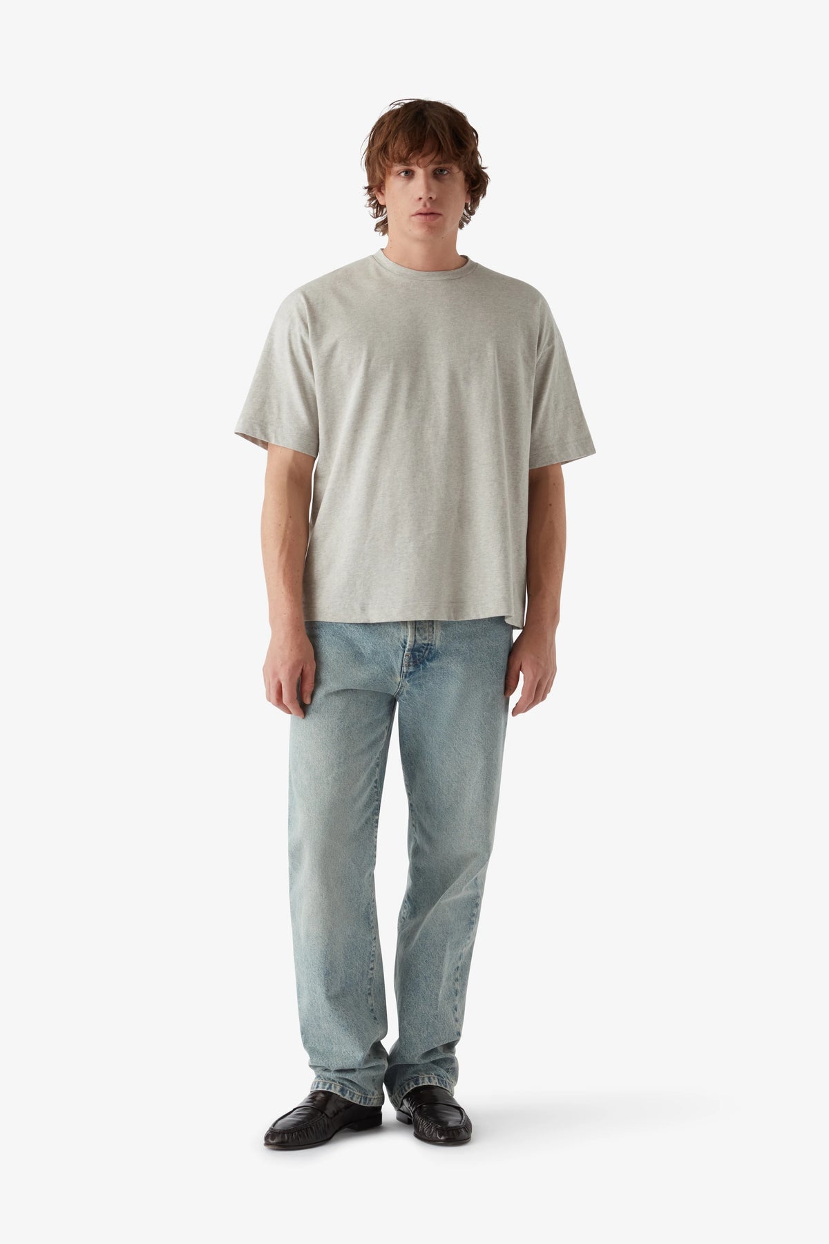 
Angeles T-Shirt in grey - melange — on-model view 69