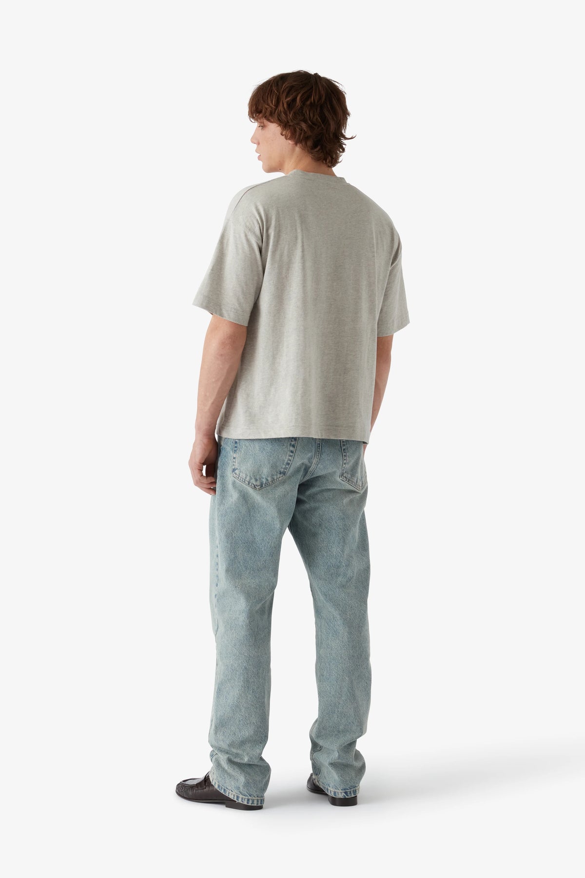 
Angeles T-Shirt in grey - melange — on-model view 71