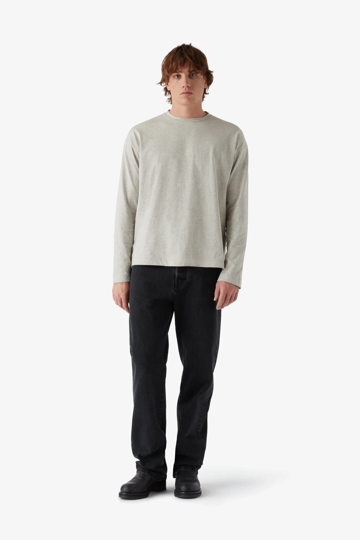 
Tyler Wide Jean in black — on-model view 72