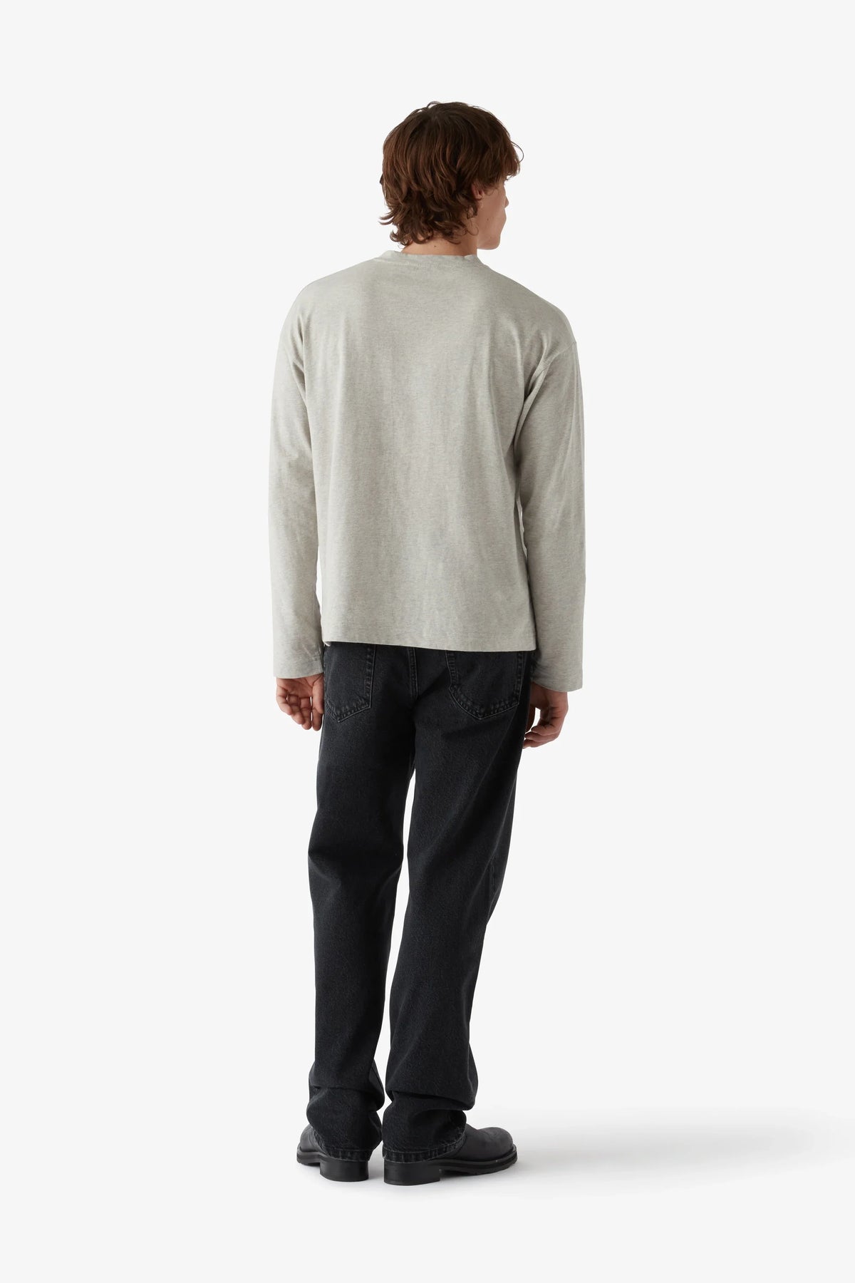 
Tyler Wide Jean in black — on-model view 74