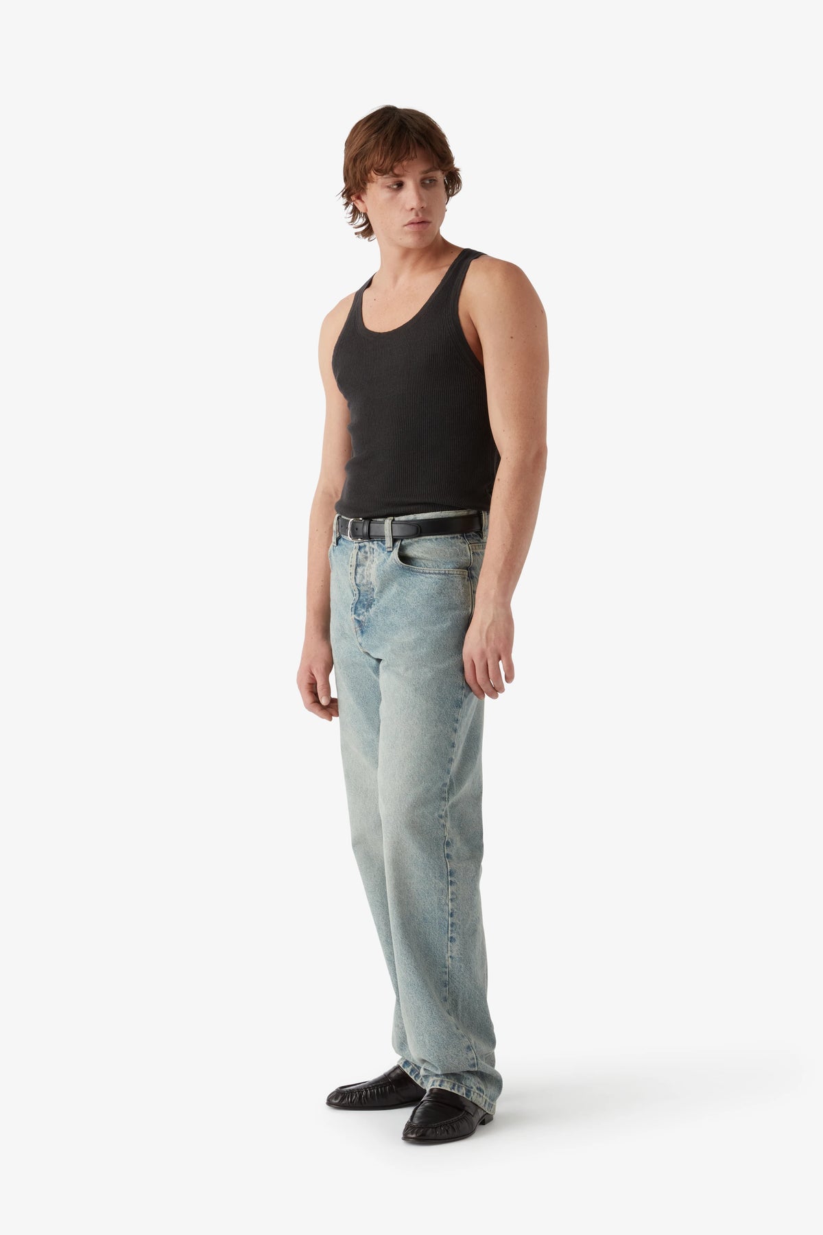 
Michael Singlet in charcoal — on-model view 76