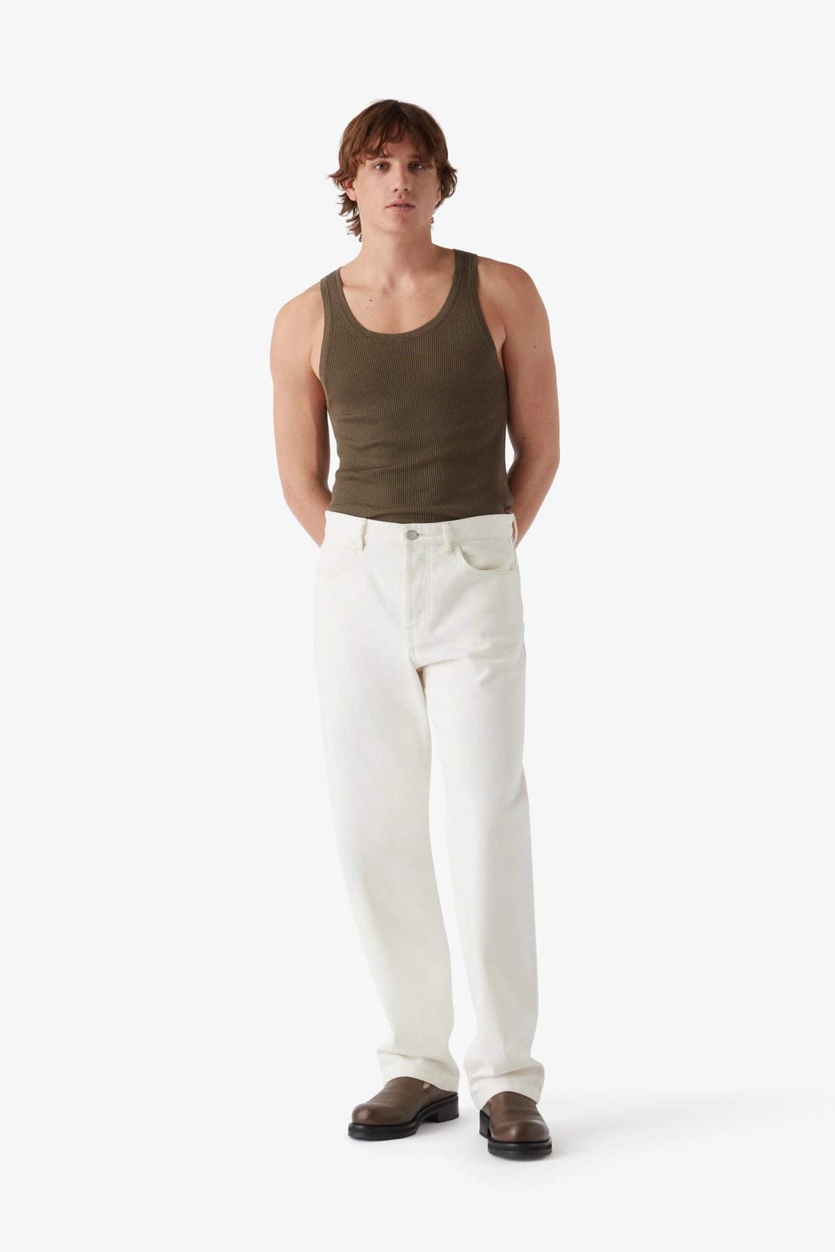 
Michael Singlet in taupe — on-model view 81