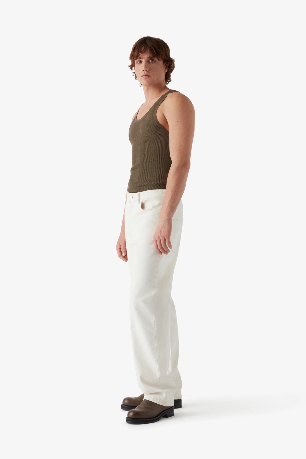 
Michael Singlet in taupe — on-model view 82