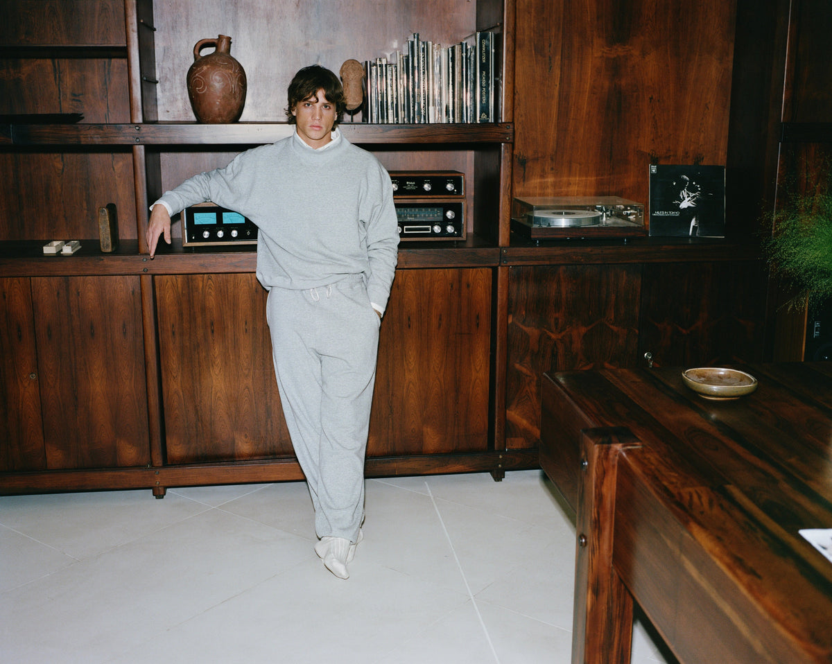 
Allan Sweatpants in melange — lookbook image 9