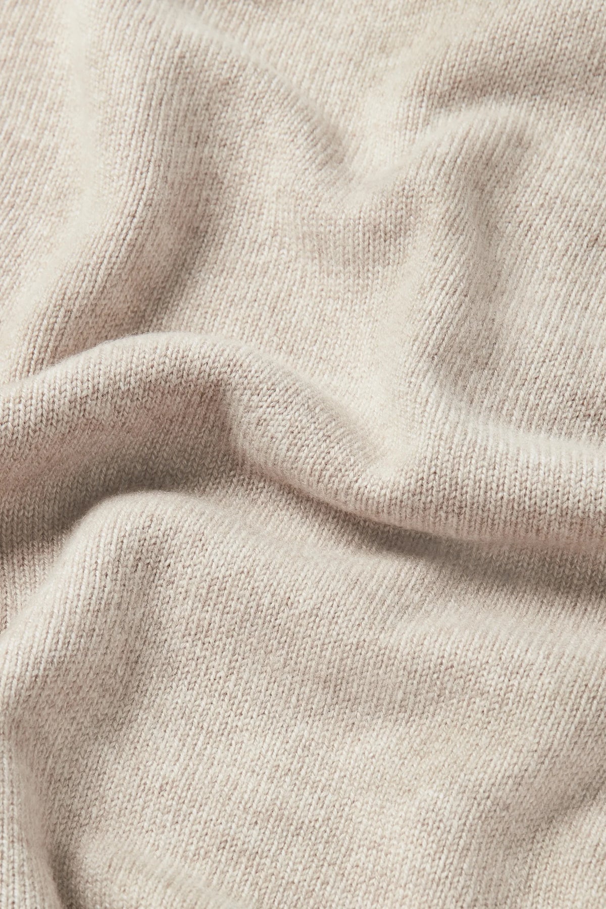 
Renné Knitted Polo in beige — detail view