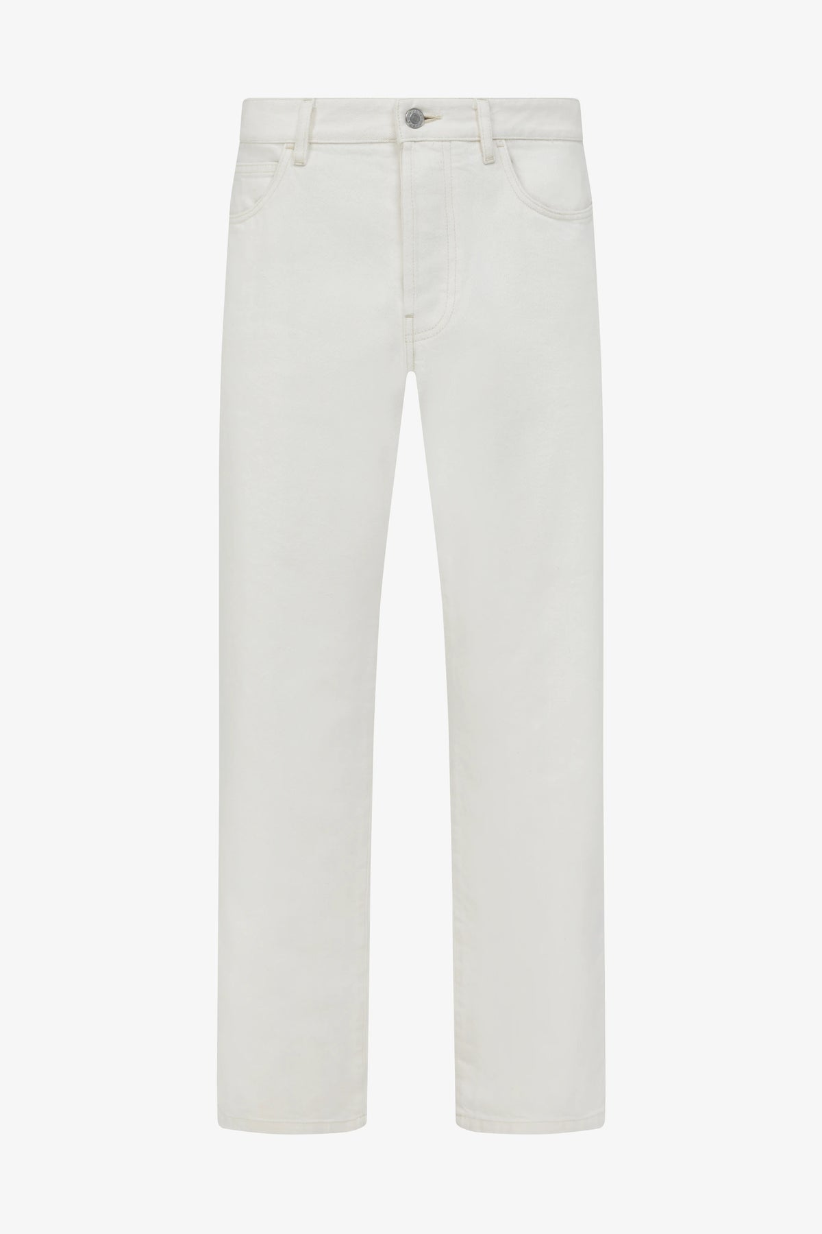 
Tyler Wide Jean in ecru — front view