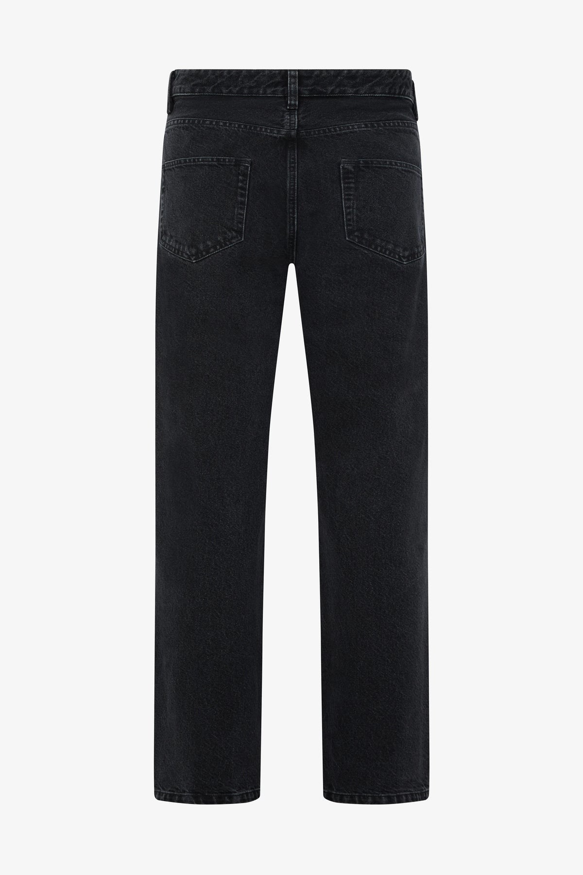 
Tyler Wide Jean in black — back view
