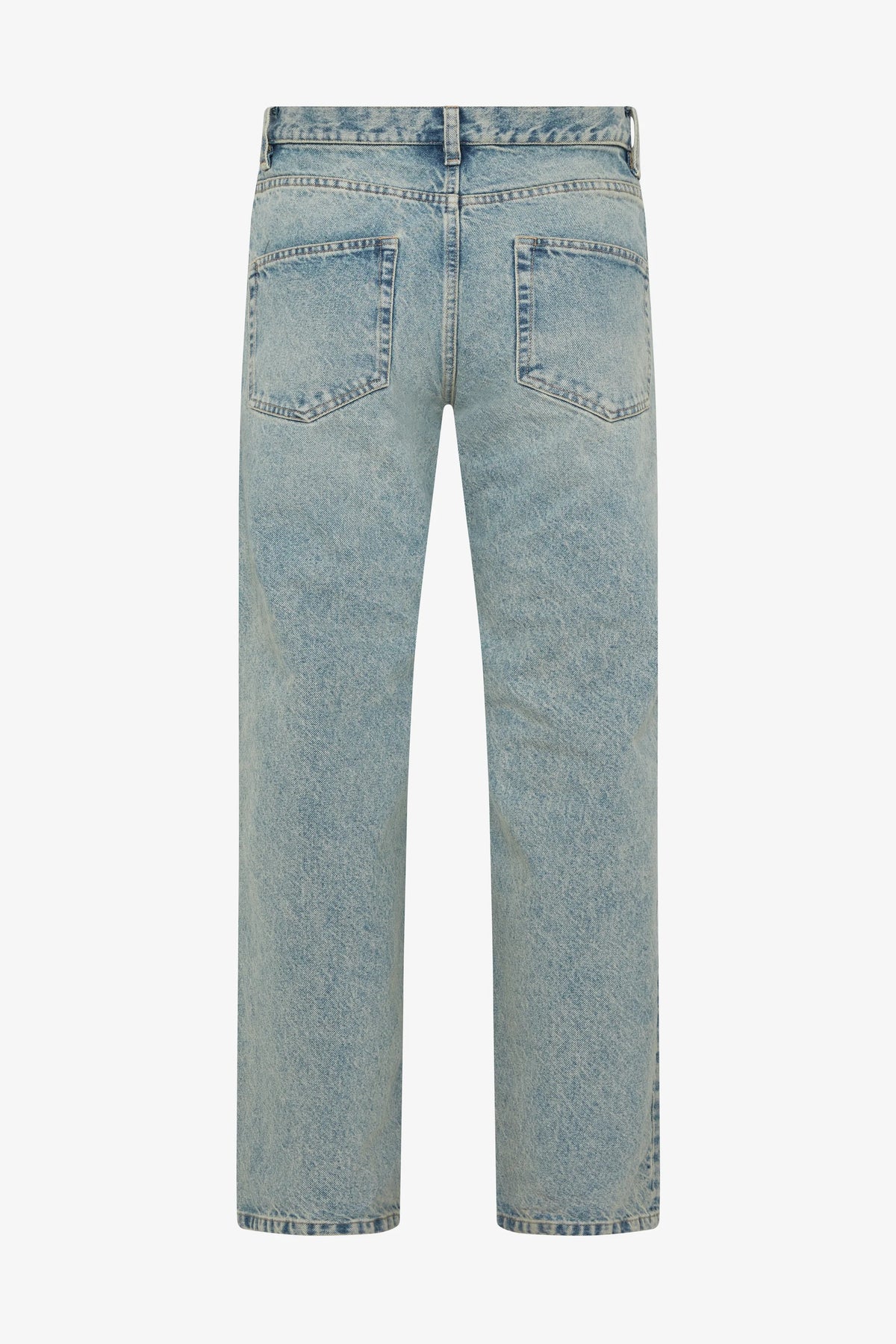 
Tyler Wide Jean in light wash — back view