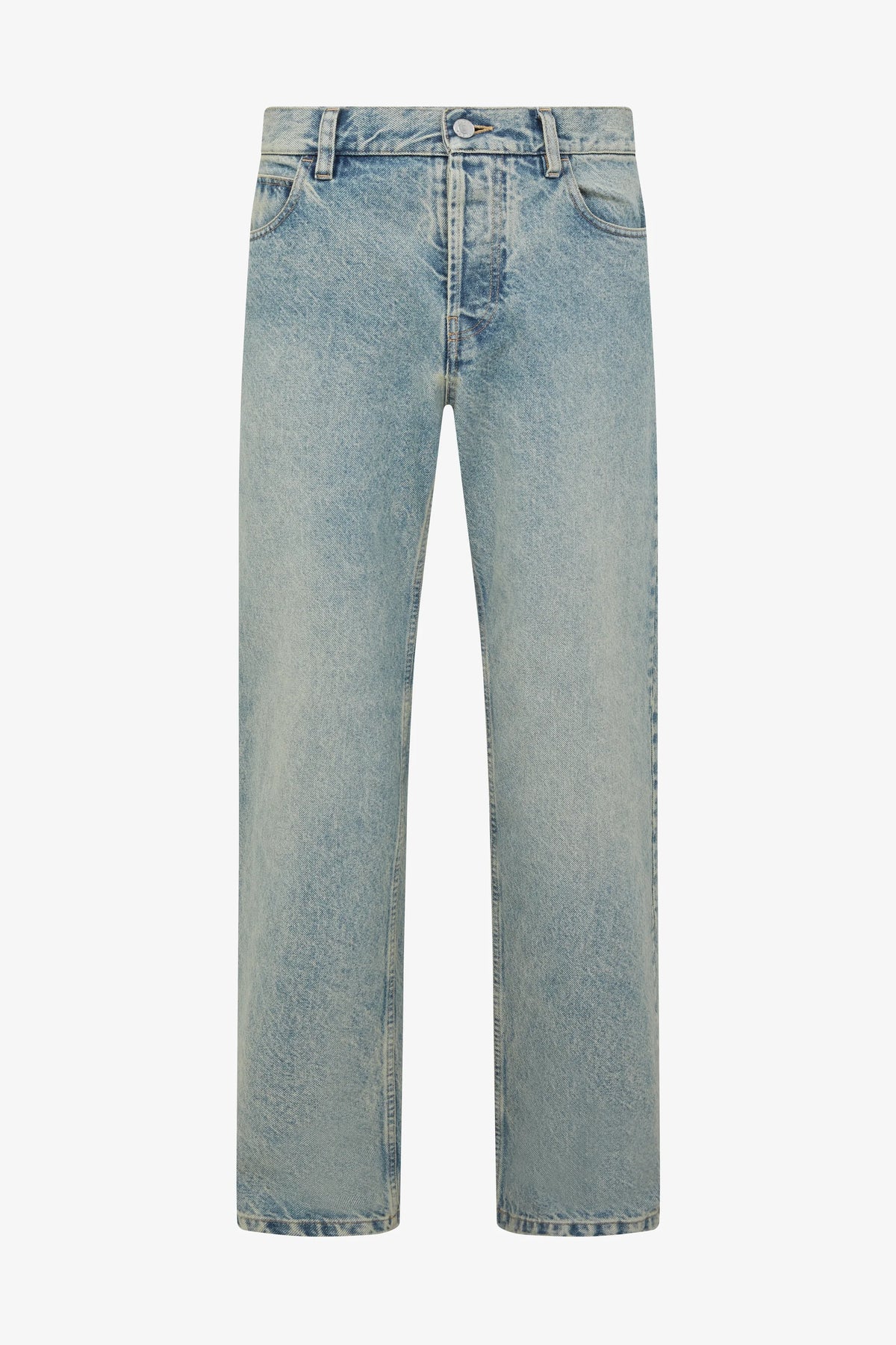 
Tyler Wide Jean in light wash — front view